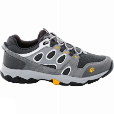 Jack Wolfskin Mens Mountain Attack 5 Low Shoe Shadow Black/Burly Yellow